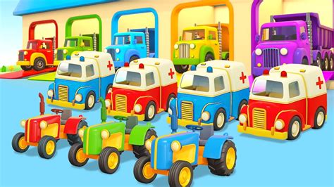 Car cartoons for kids & Helper cars cartoon full episodes - Ambulance ...