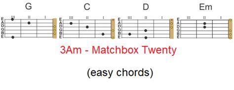 3Am (Matchbox Twenty) CHORDS Beginner Guitar Lesson EASY | Easy Songs to Play!