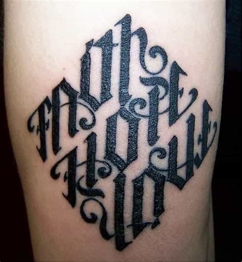 18 Insane Ambigram Tattoos That Are Reversible