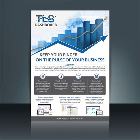 Modern, Professional, Software Flyer Design for TLS Business Intelligence by creative.bugs ...
