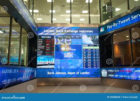 Inside The London Stock Exchange Editorial Stock Photo - Image: 29688658