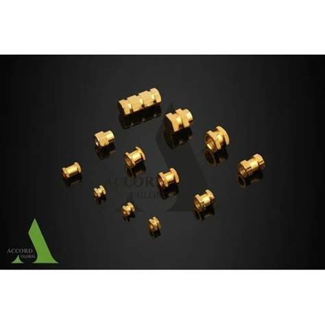 Brass Threaded Inserts at Rs 850/kilogram in Jamnagar | ID: 12818747297