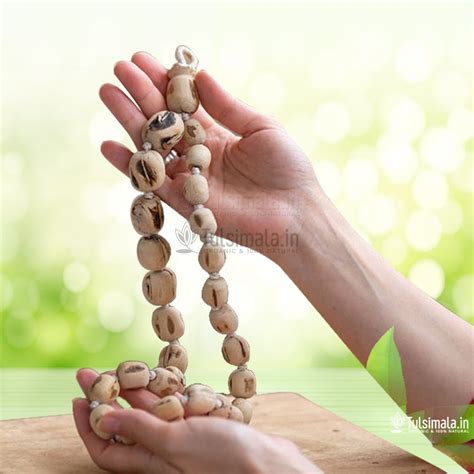 27+ Beads Original Tulsi Japa Mala 20 mm Bead Size - Tulsi Mala