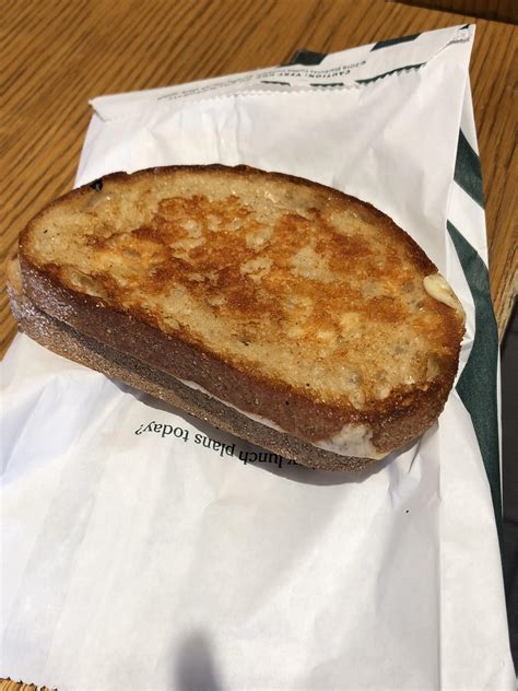 Starbucks’s grilled cheese is actually good : r/grilledcheese