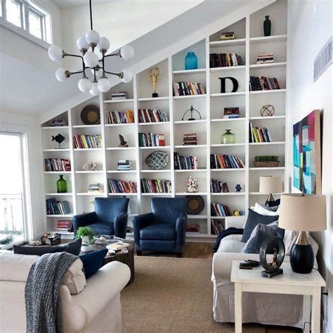 Ace Living Room Bookshelf Ideas Silver Wall Mirror Storage