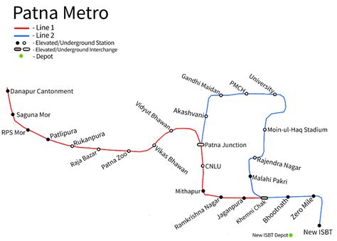 Patna Metro Map, Route, and Status Update