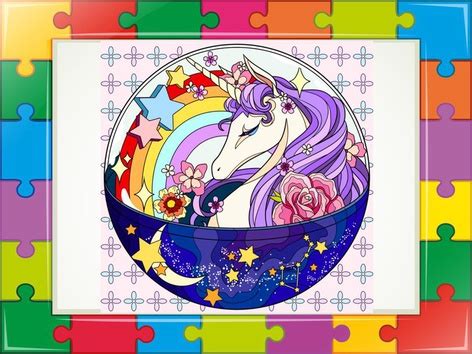 Unicorn Puzzle Free Games online for kids in Nursery by liat bitton paz