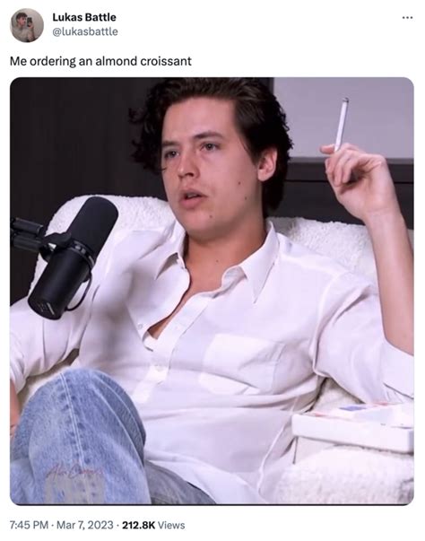 Cole Sprouse Smoking a C-------- (meme) | Cole Sprouse Smoking a Cigarette | Know Your Meme