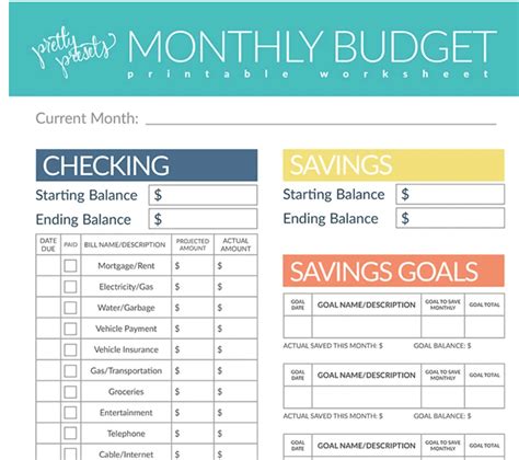 Printable Budget For Teenager Worksheet - Printable Templates