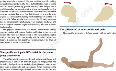 Kernig Sign is demonstrated above in which the patient's leg is lifted ...