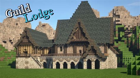 Guild Hall Build! Minecraft - Conquest Reforged - YouTube