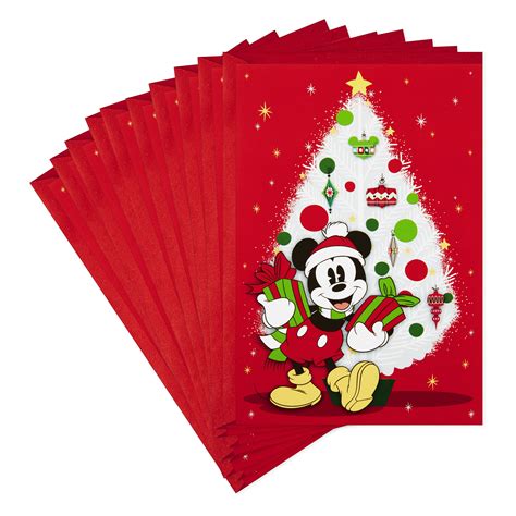 Hallmark Disney Christmas Card (Jolly Joyful Mickey Mouse) - Walmart.com - Walmart.com