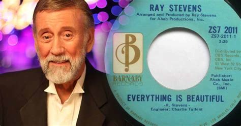 Ray Stevens' "Everything is Beautiful": A Wonderful Message From God