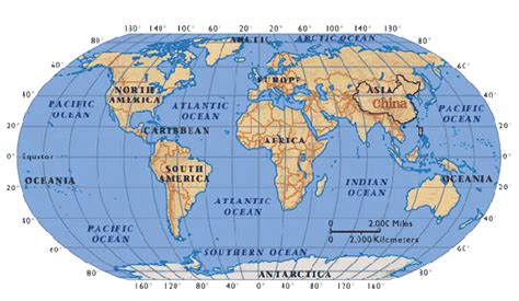 Where Is China Located On A Map Of The World - Freida Carol-Jean