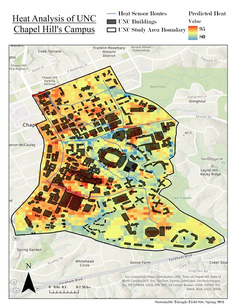 Student researchers map heat on campus | UNC-Chapel Hill