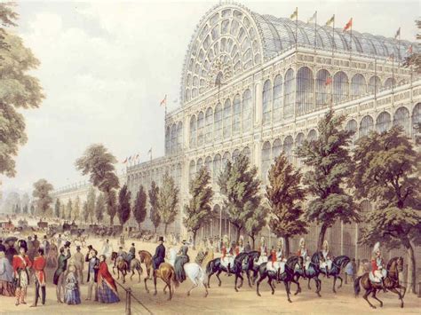 Crystal Palace Great Exhibition Of 1851 - The Crystal Palace From The Great Exhibition Installed ...