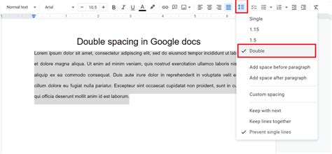 How to double space in Google Docs - PickupBrain: Be Smart