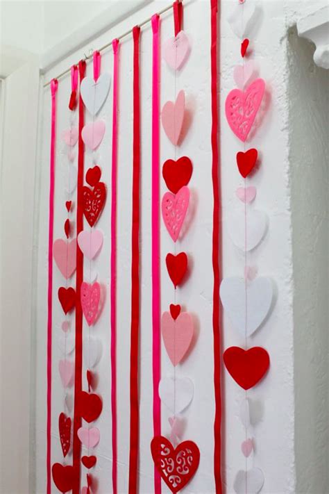 22 ideas de guirnaldas para San Valentín #manualidades #diy #crafts # ...