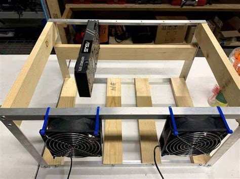 DIY Mining Rig Frame With Dimensions Included