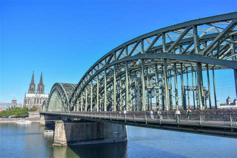 One can spend hours on the Cologne Bridge, gazing at the Love Locks, Statues, Cologne Cathedral ...