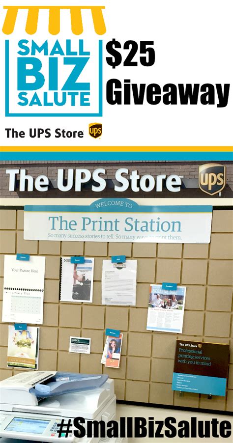 $25 The UPS Store Giveaway ~ 25% off Coupon Code #SmallBizSalute