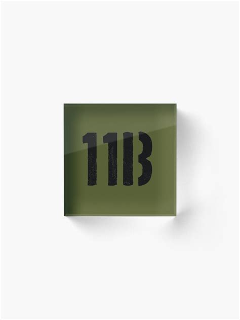 "11B Infantry Army MOS" Acrylic Block by ericthemagenta | Redbubble