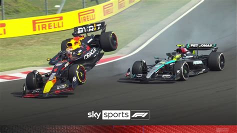 Hungarian GP: Max Verstappen and Lewis Hamilton collide! | F1 News | Sky Sports