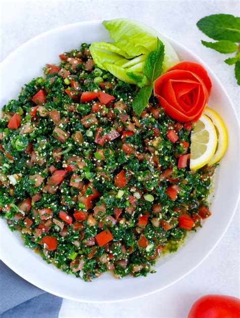 Lebanese Tabbouleh Salad Recipe – Cookin' with Mima