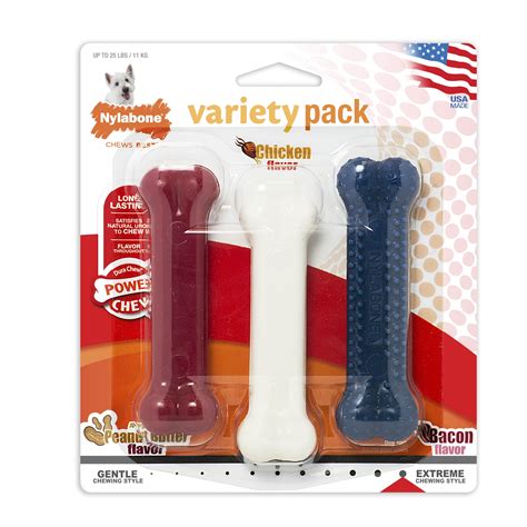 Nylabone Power Chew Long Lasting Dog Toys, Value Pack, Small - Walmart.com - Walmart.com