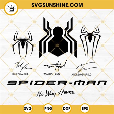 Spider Man No Way Home SVG, Marvel Avengers SVG PNG DXF EPS Cricut