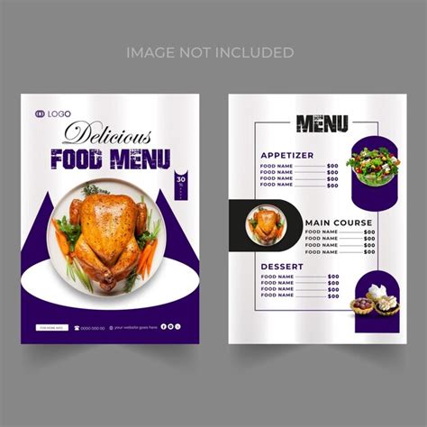 Premium Vector | Delicious chicken food menu design