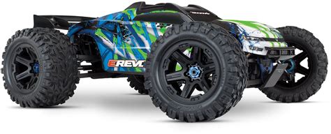 Traxxas E-Revo VXL Brushless Green (Traxxas 86086-4-GRN | TRA86086-4 ...