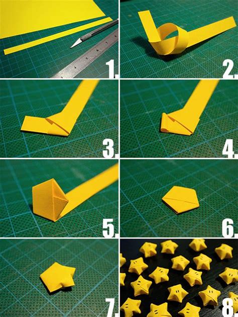 Tutorial: Tiny Origami Nintendo Stars | Rainbow diy, Origami crafts ...