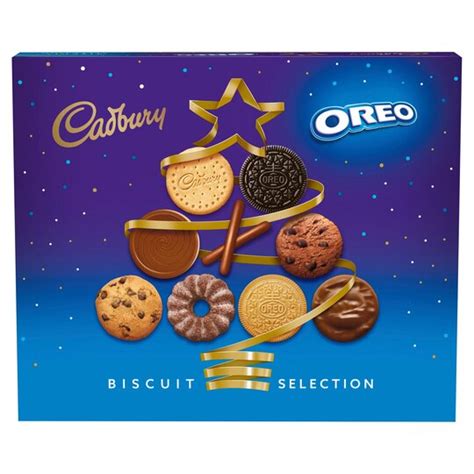 Cadburys And Oreo Christmas Biscuit Assortment 500G - Tesco Groceries