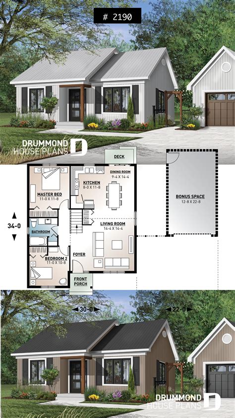 Low Budget Home Decoration Ideas #InteriorDesignSoftware | Drummond house plans, Architecture ...