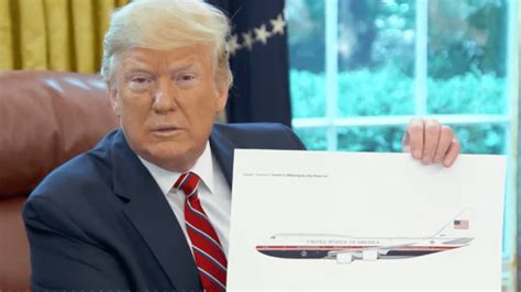 Donald Trump Unveils Updated Air Force One Paint Scheme