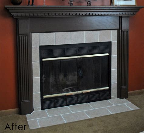 DIY: Fireplace Surround Transformation - Jenna Burger Design LLC