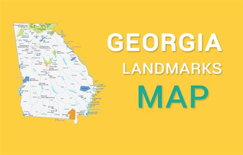 Georgia Landmarks Map