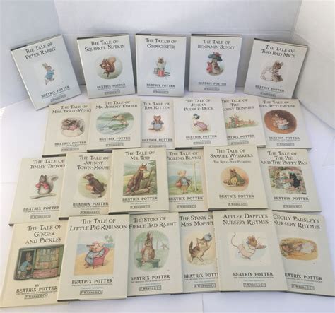 Vintage Full Set of Beatrix Potter Book Series 1-23 - Etsy | Beatrix potter books, Beatrix ...