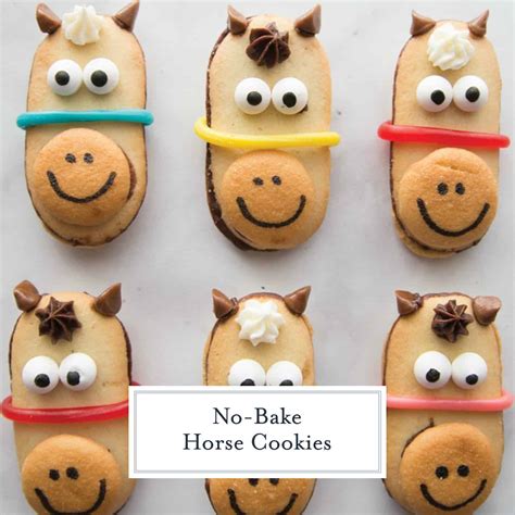 No Bake Horse Cookies Recipe - Kentucky Derby Food