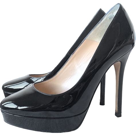 black Plain Patent leather ALL SAINTS Heels - Vestiaire Collective