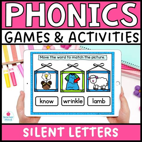 Phonics Games | Silent Letters | Literacy Centers for 1st Grade Phonics | Made By Teachers