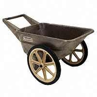 Rubbermaid Poly Farm Cart 200 Lbs. Max 3-1/2 Cu Ft 20" X 1.75": Amazon ...