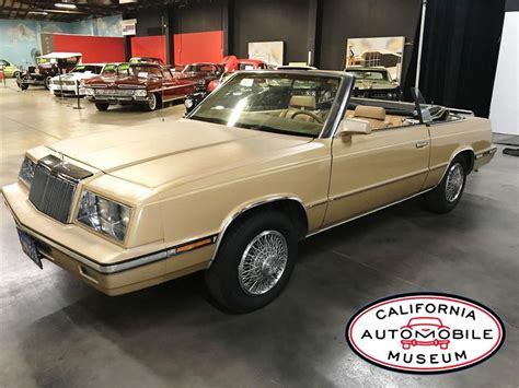 1985 Chrysler LeBaron for Sale | ClassicCars.com | CC-1139579