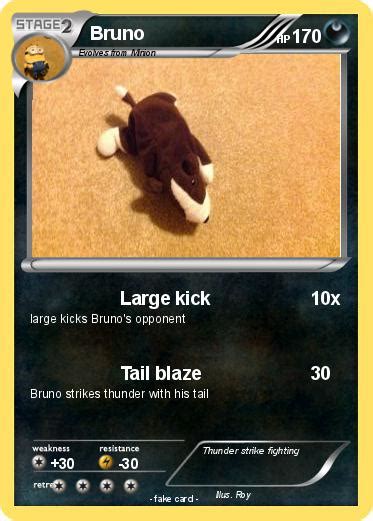 Pokémon Bruno 280 280 - Large kick - My Pokemon Card