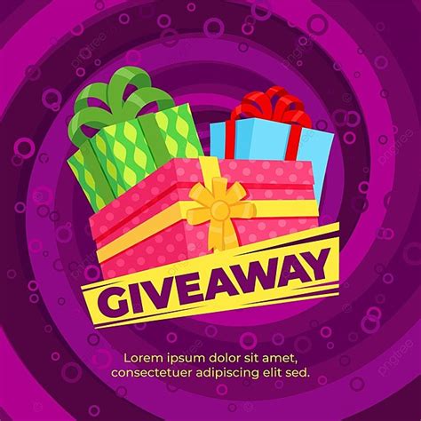 Giveaway Banner Template Template Download on Pngtree