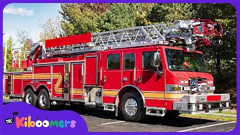 Fire Trucks Responding - The Kiboomers Preschool Songs & Nursery Rhymes for Learning Accordi ...