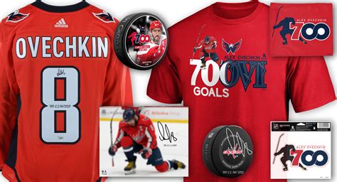 Alex Ovechkin 700 goals merchandise now available in Capitals’ store