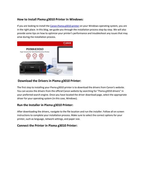 Install A Printer In Windows by Easyprintershelp888 - Issuu