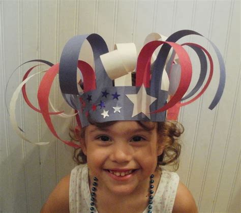 rainbow hats for preschool - Google Search | Preschool hat, 4th july crafts, Patriotic hats